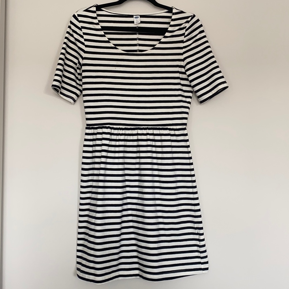 Striped mini dress